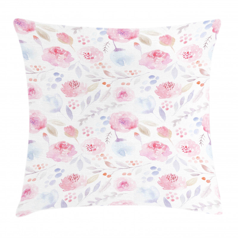Delicate Spring Buds Pillow Cover