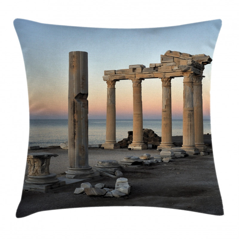 Greece Pillars Pillow Cover