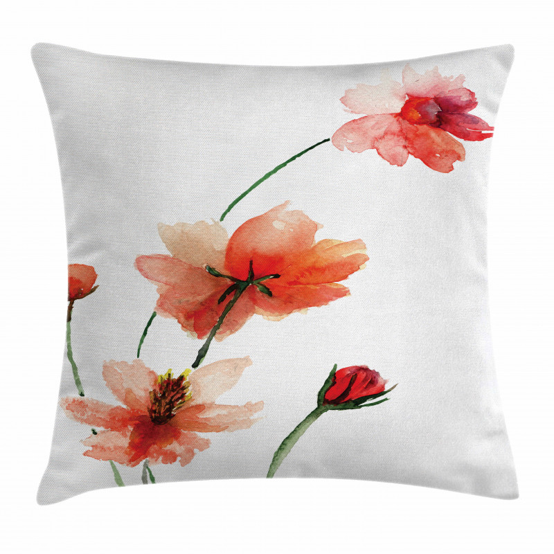 Colorful Wildflowers Pillow Cover