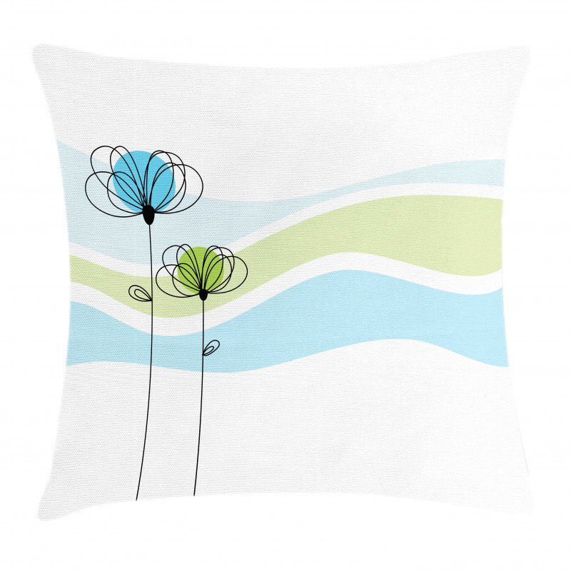 Summer Flowers Pillow Cover