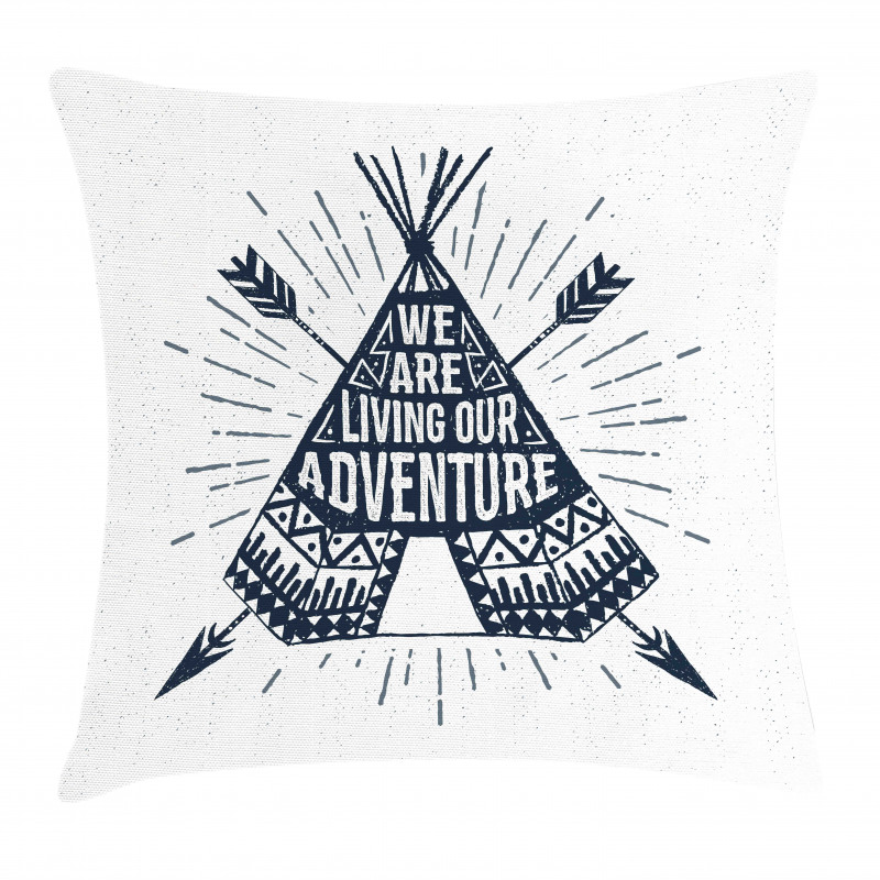 Teepee with Arrows Pillow Cover