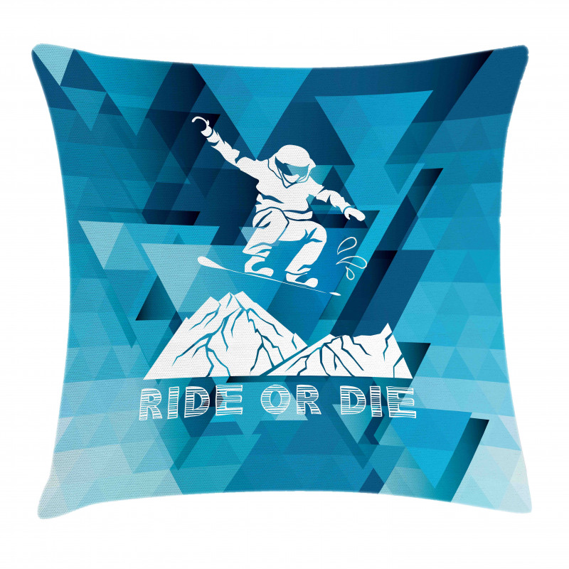 Ride or Die Sketch Pillow Cover