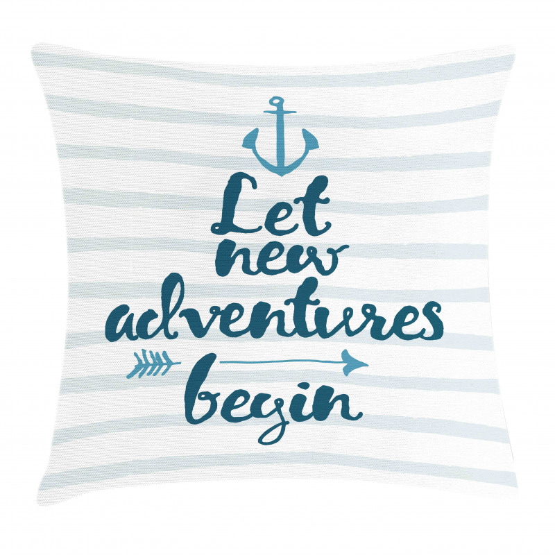 Nautical Anchor Arrow Pillow Cover