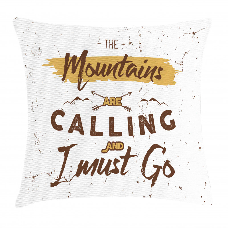 Call of the Mountains Pillow Cover