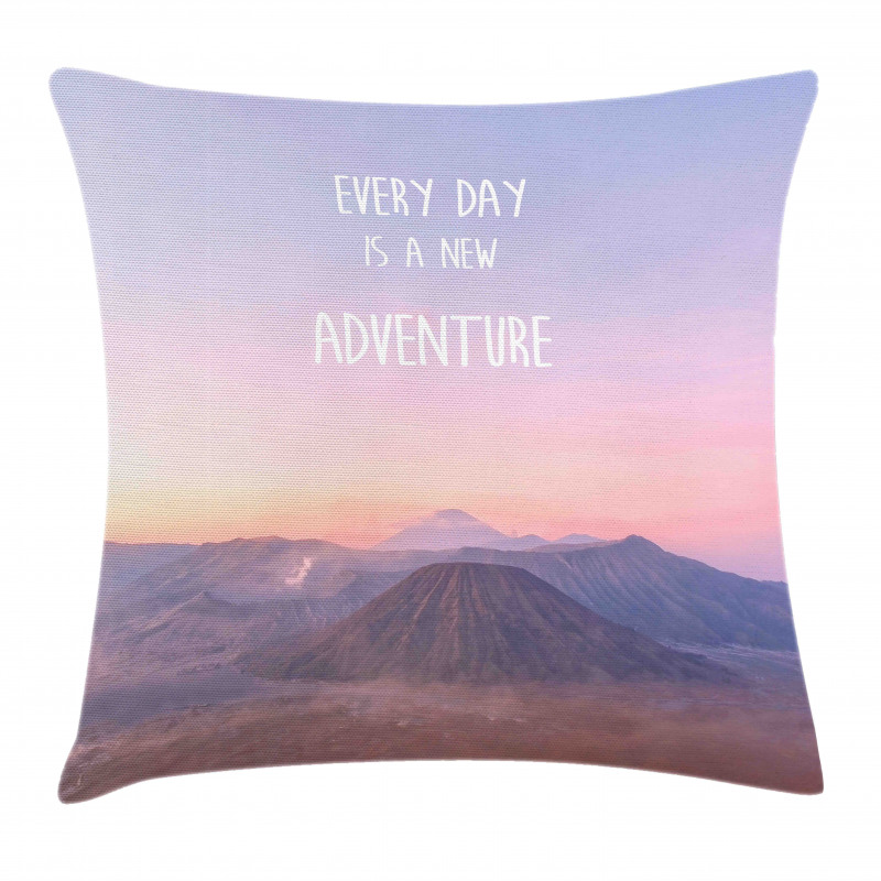 Indonesia Scenic Land Pillow Cover
