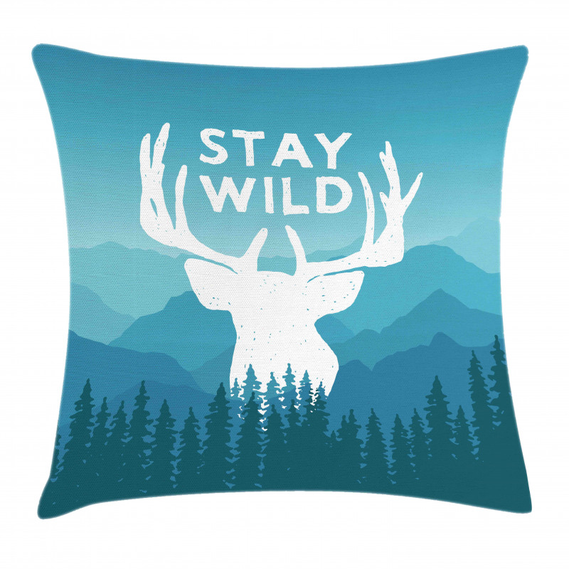 Scenic Wild Forest Pillow Cover