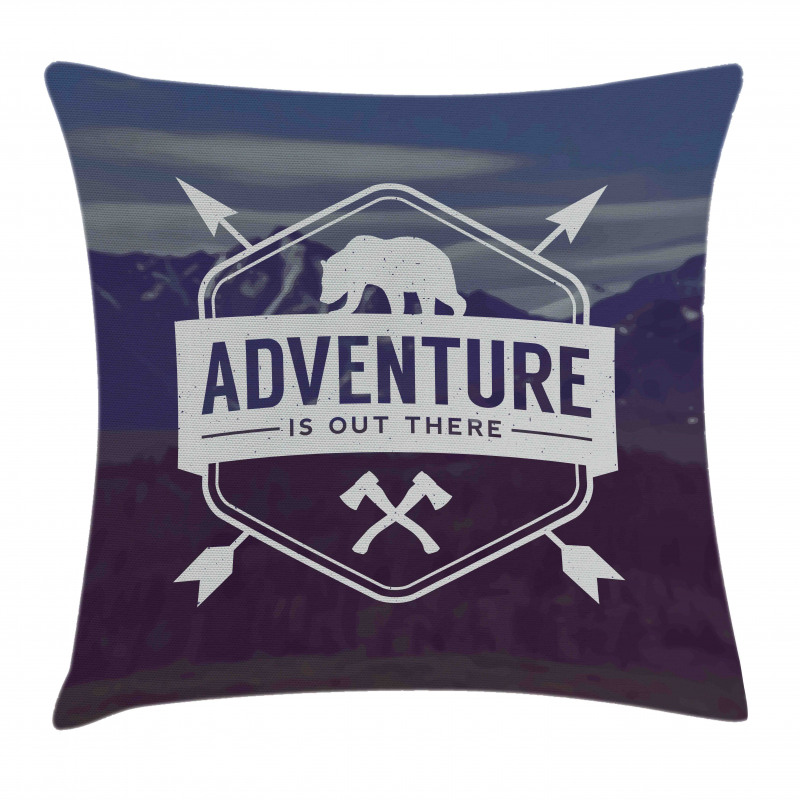 Bear Mountain Logo Pillow Cover