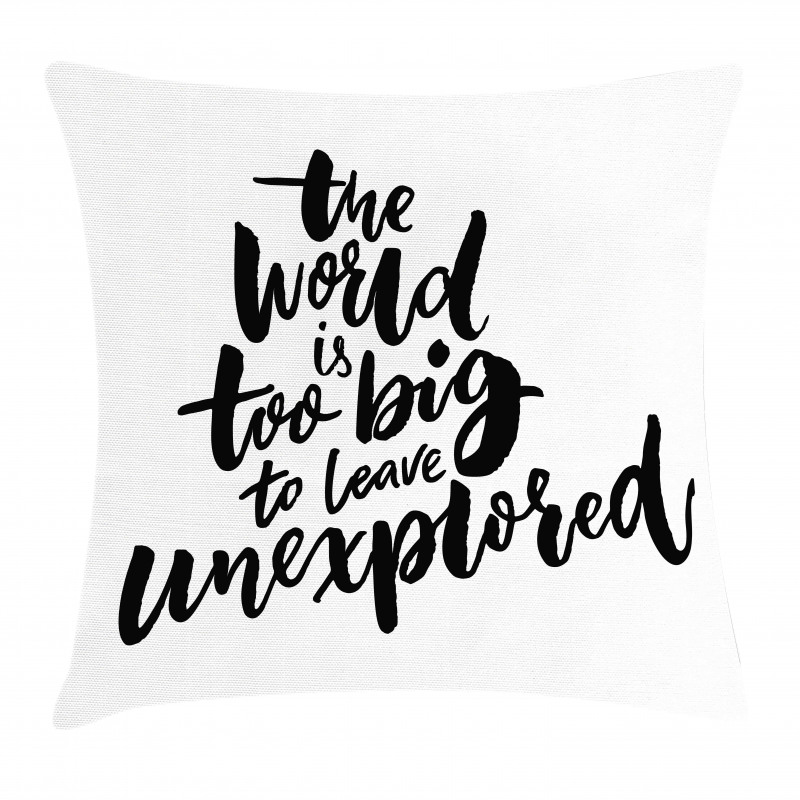Explore the World Pillow Cover