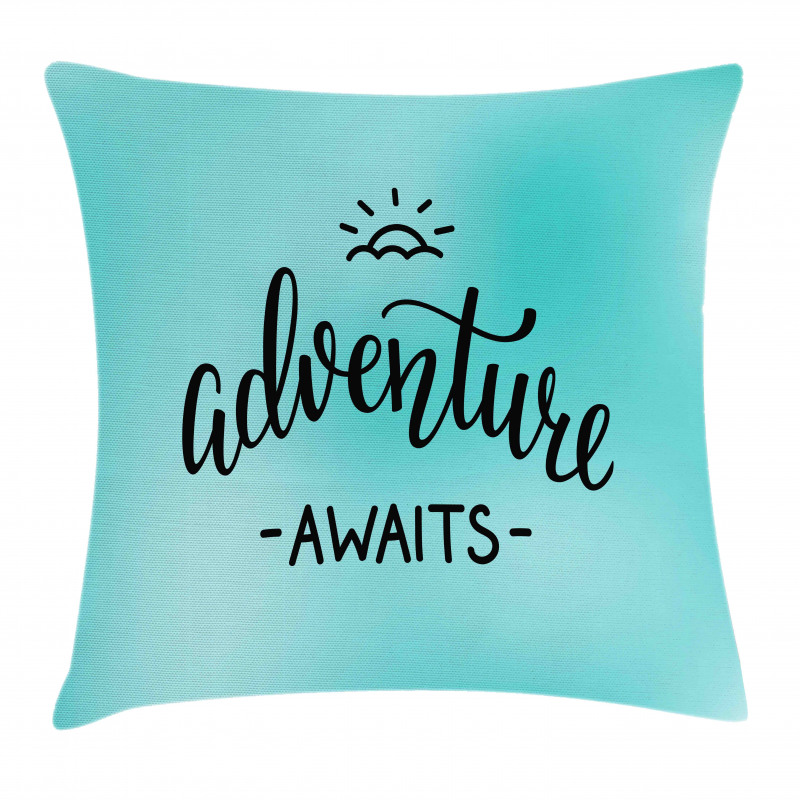 Blue Abstract Pillow Cover