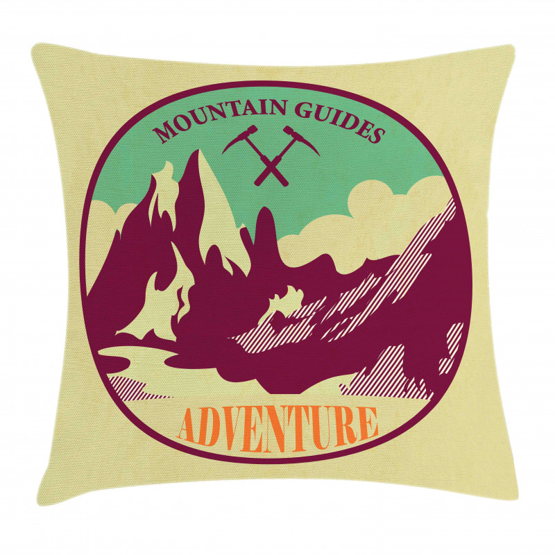 Trekking Camping Art Pillow Cover