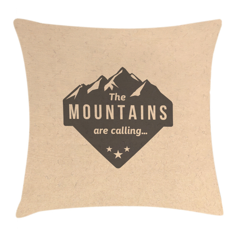 Climbing Journey Art Pillow Cover