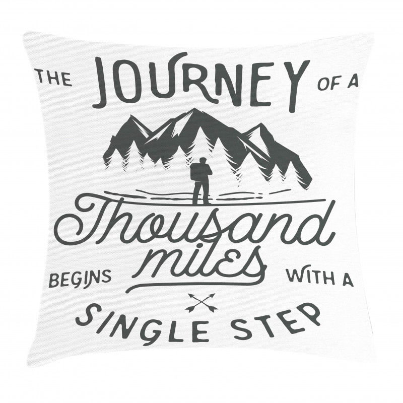 Motivating Wise Words Pillow Cover