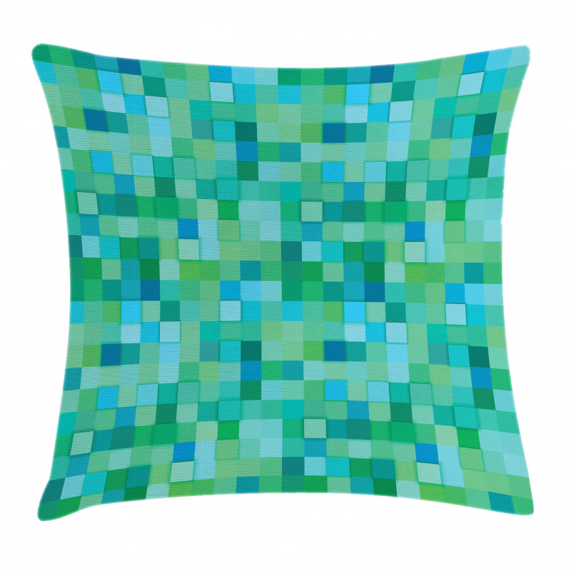 Cube Pattern Vibrant Color Pillow Cover