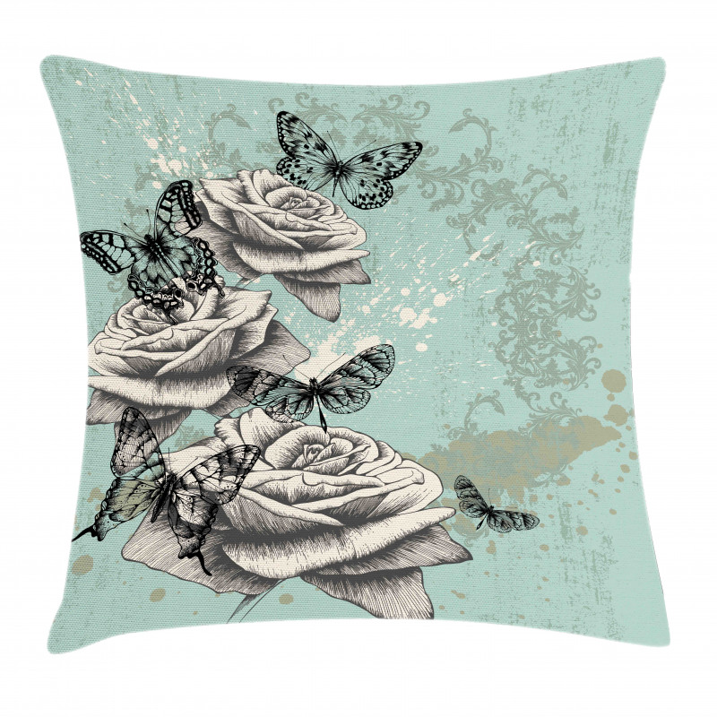 Grunge Vintage Pillow Cover