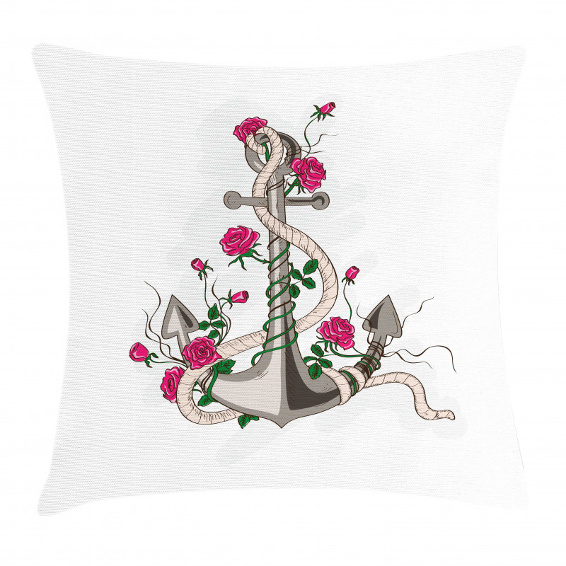 Romantic Sea Anchor Rope Pillow Cover