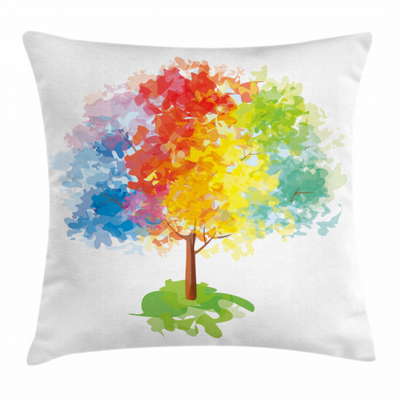 Abstract Tree Nature Pillow Cover