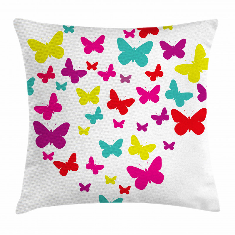 Butterfly Heart Love Pillow Cover