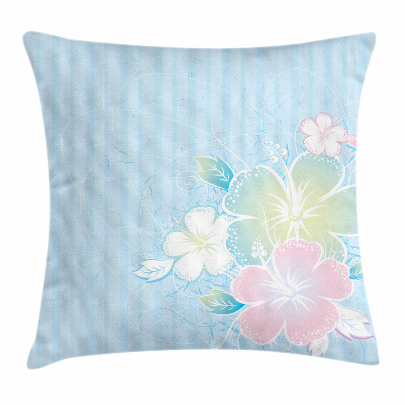 Hibiscus Exotic Plant Pillow Cover