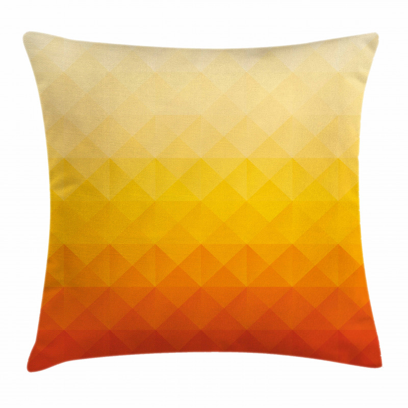 Triangle Mosaic Poly Pillow Cover