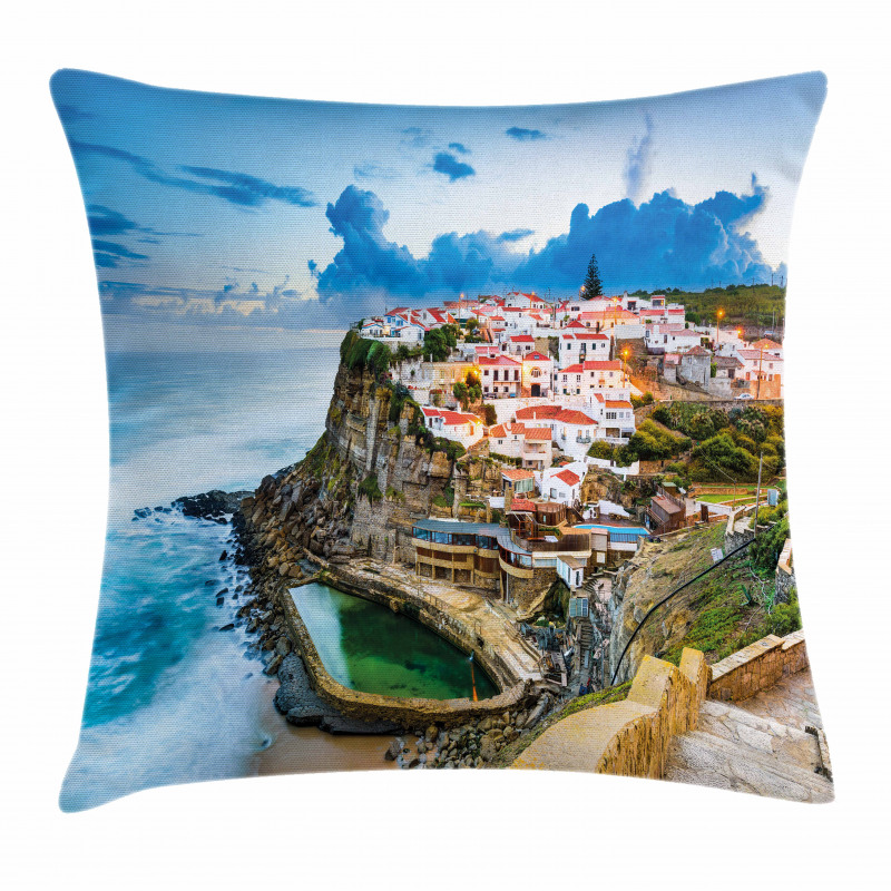 Portuguese Town Pillow Cover
