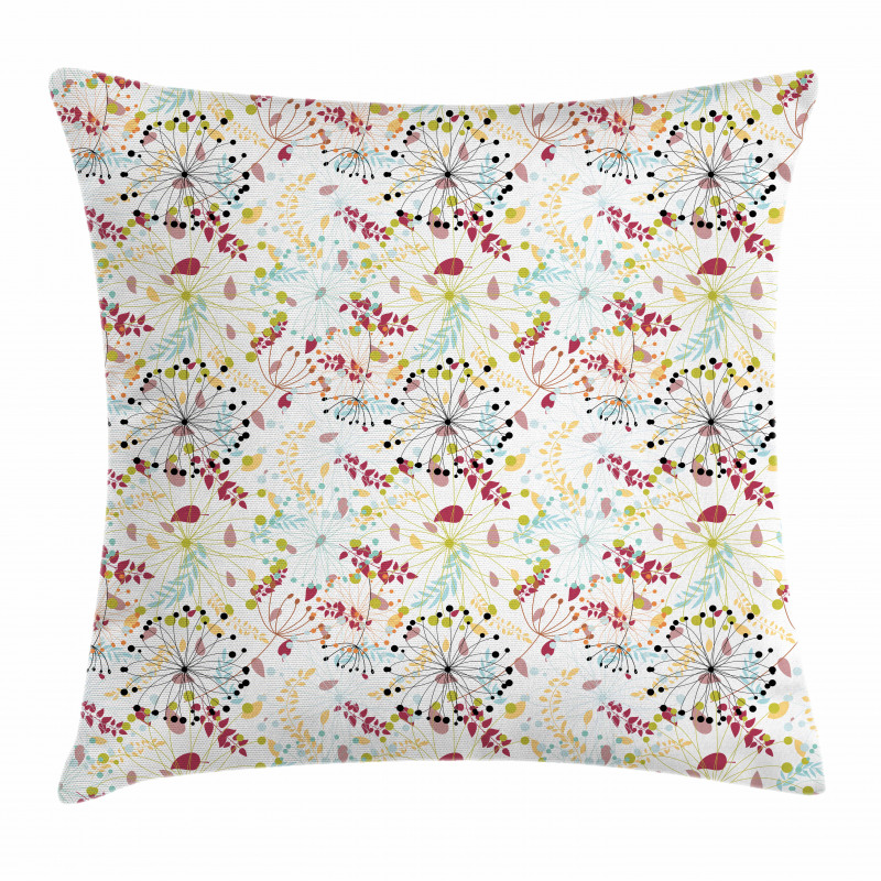 Botanical Spring Petals Pillow Cover