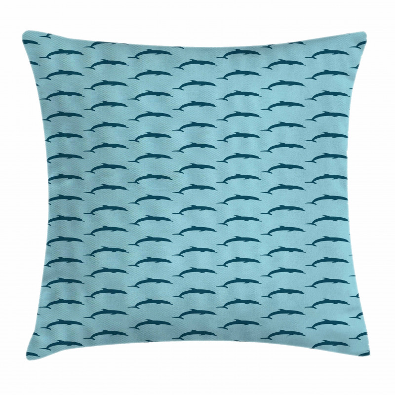 Marine Aquatic Fauna Pillow Cover