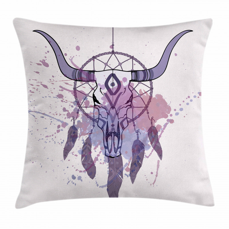 Dreamcatcher in Watercolor Pillow Cover