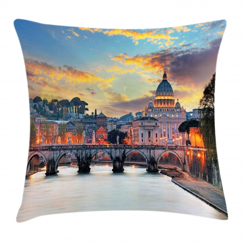 View of Vatican Rome Pillow Cover