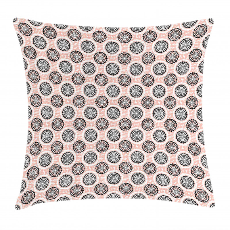 Abstract Soft Circles Pillow Cover