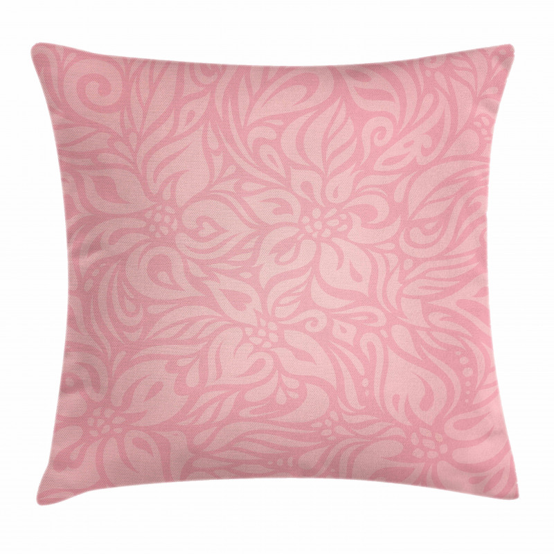 Floral Abstract Artwork Pillow Cover