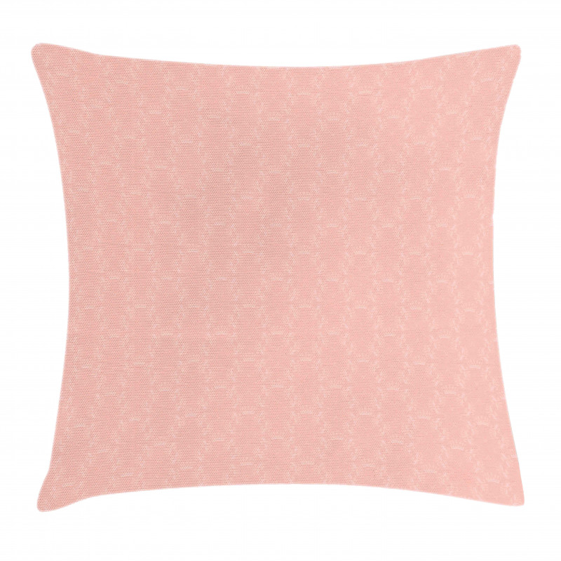 Soft Crowns Floral Motifs Pillow Cover