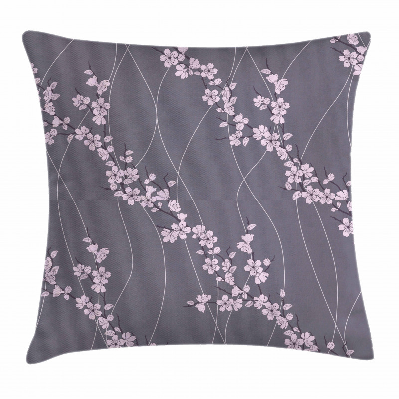 Japanese Sakura Pillow Cover