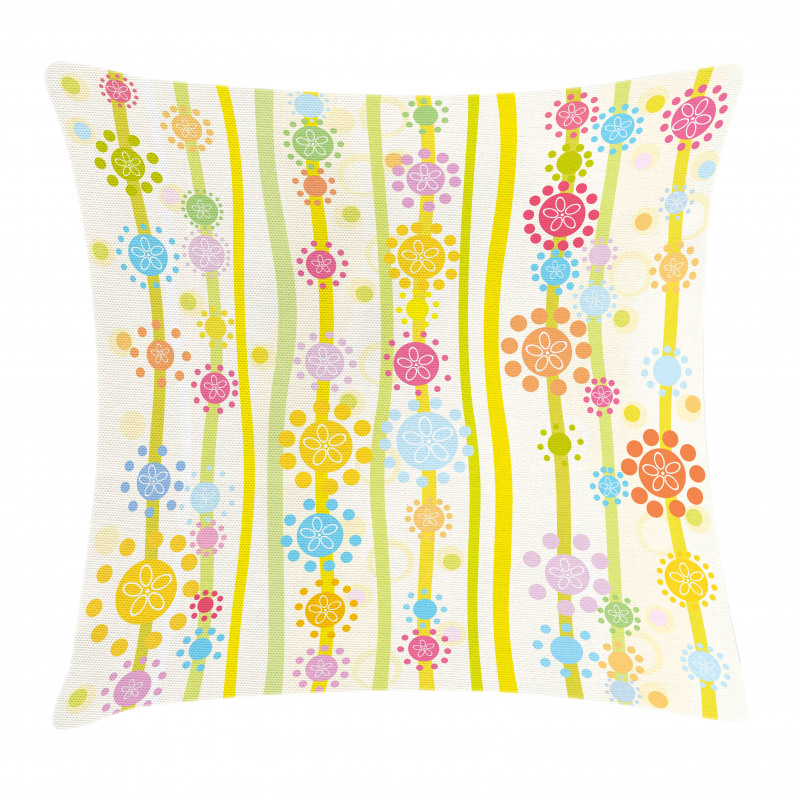 Colorful Cartoon Style Pillow Cover