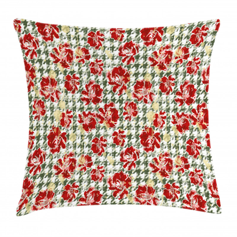 Scottish Houndstooth Pillow Cover