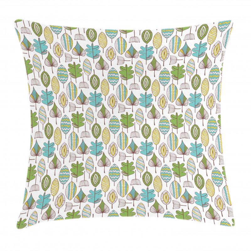 Doodle Dandelions Boho Pillow Cover