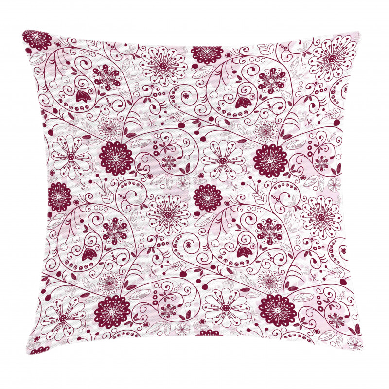 Vibrant Baroque Pillow Cover