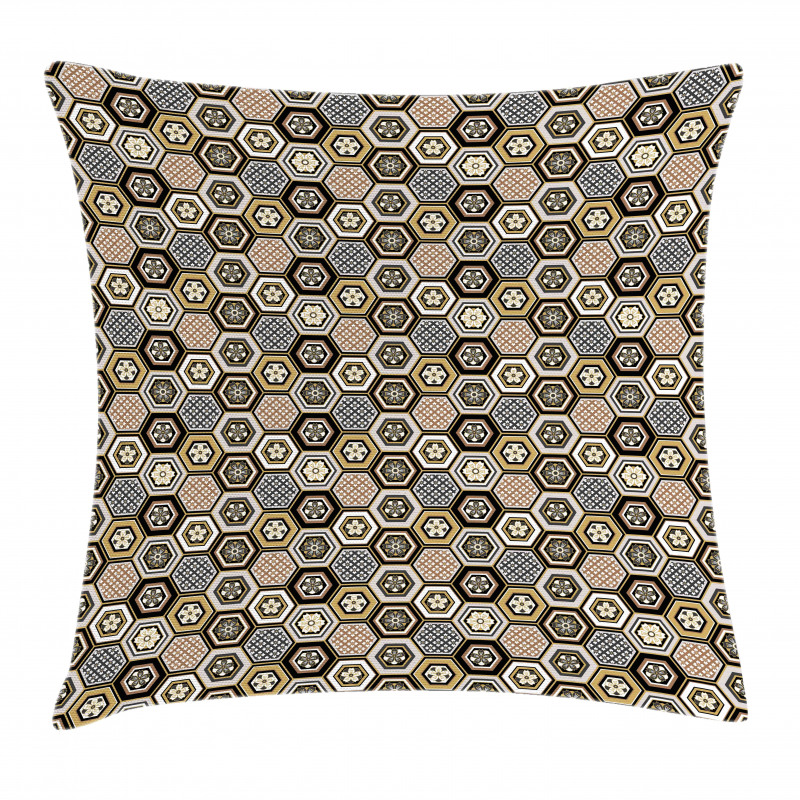 Victorian Damask Rococo Pillow Cover
