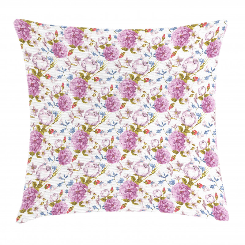 Vintage Spring Scenery Pillow Cover