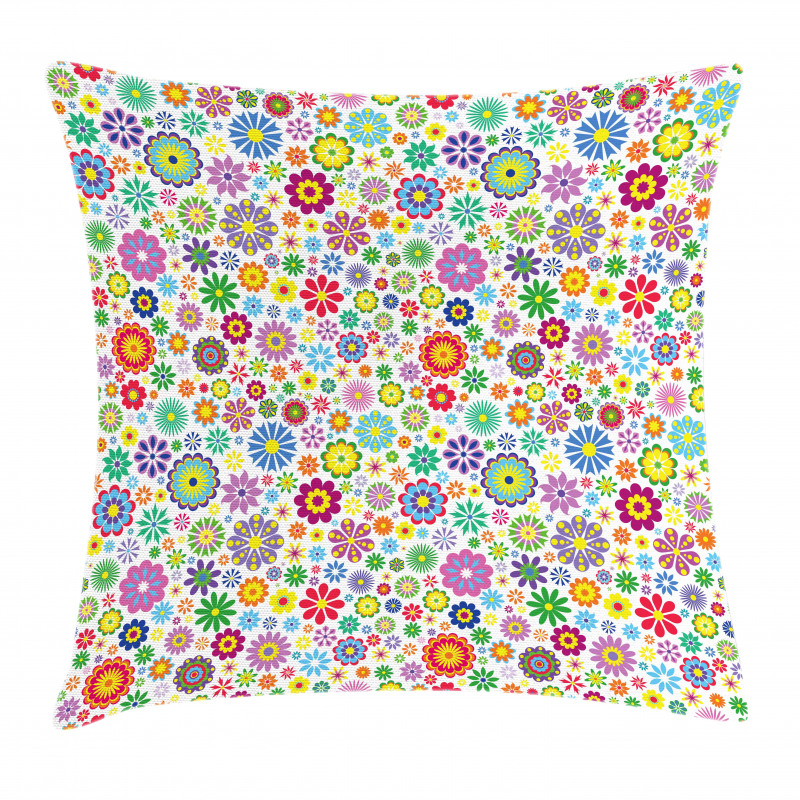 Hippie Cheerful Pillow Cover