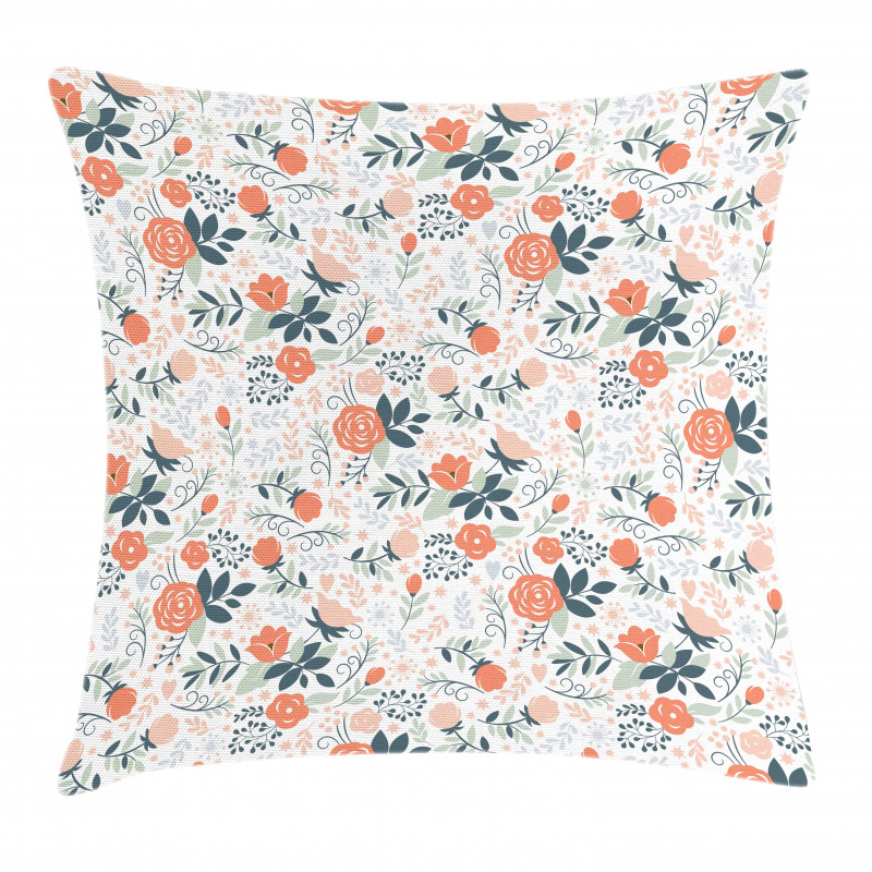 Shabby Nature Botanical Pillow Cover