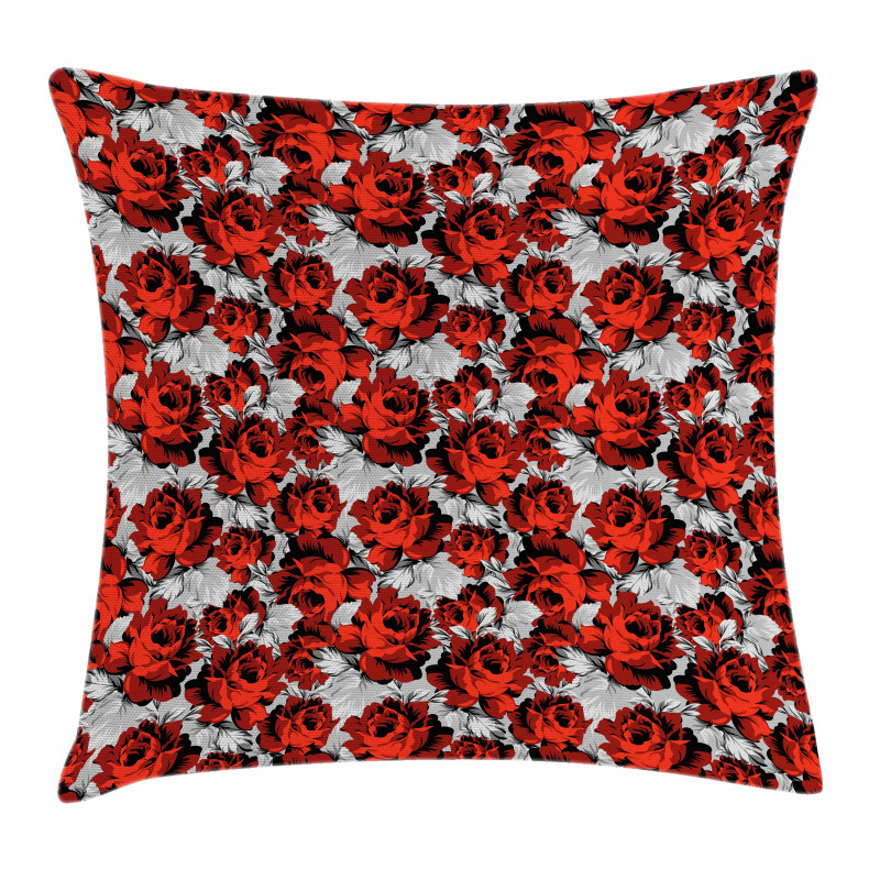 Roses Vintage Valentines Pillow Cover
