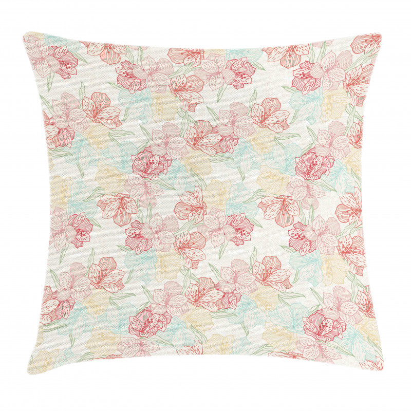 Orchid in Soft Colors Pillow Cover