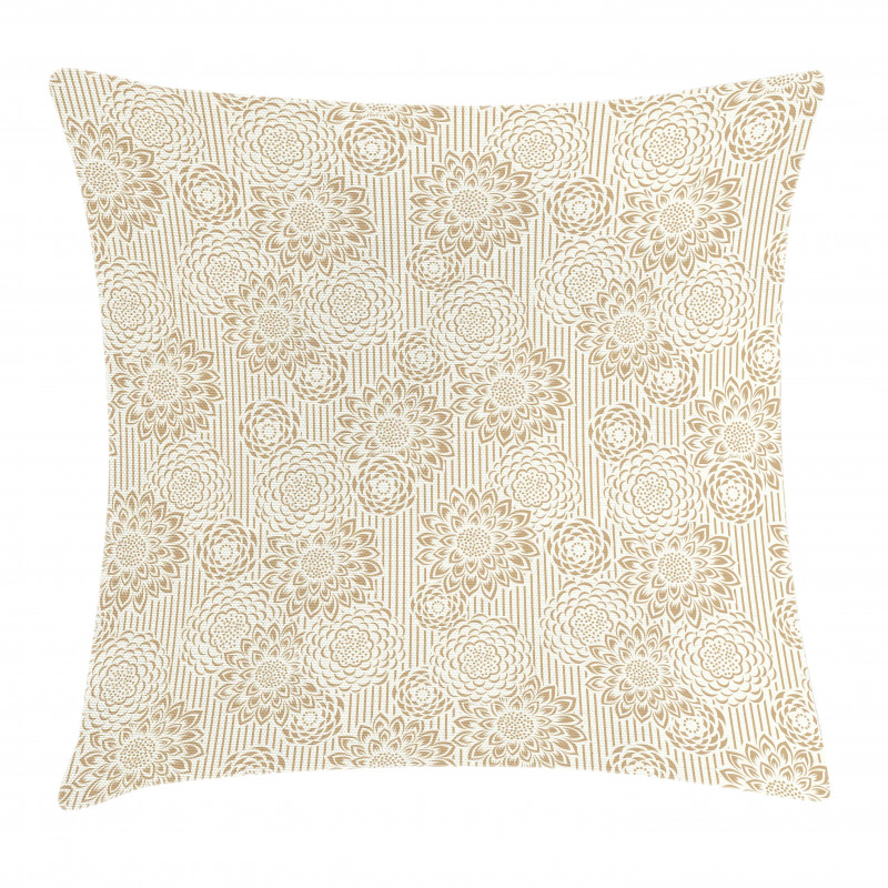 Warm Colored Paisley Pillow Cover