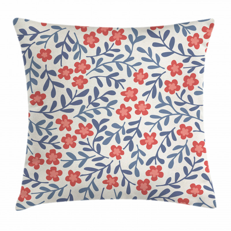 Spring Imagery Vintage Pillow Cover