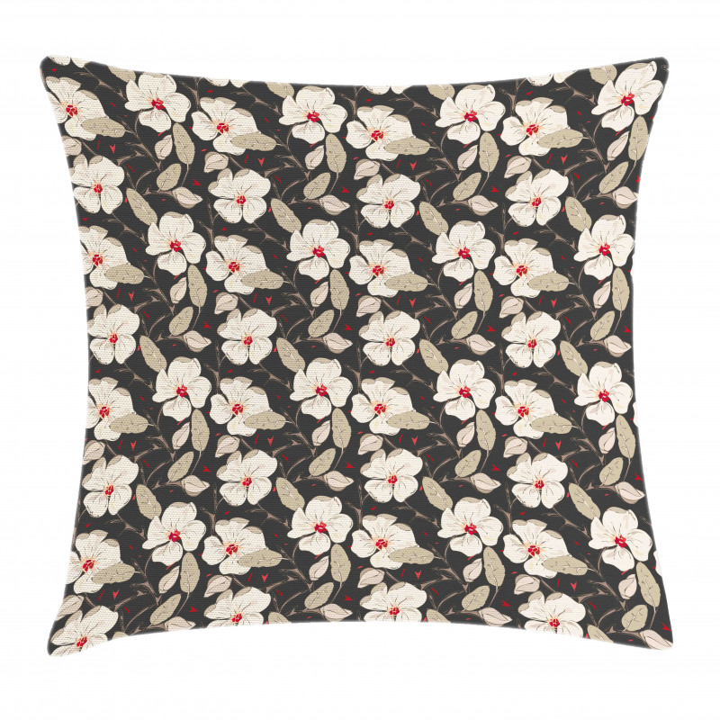 Poppy Flowers Nature Pillow Cover