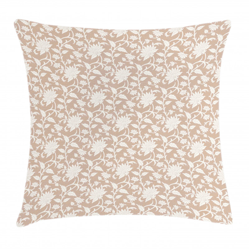 Abstract Pattern Leaves Pillow Cover