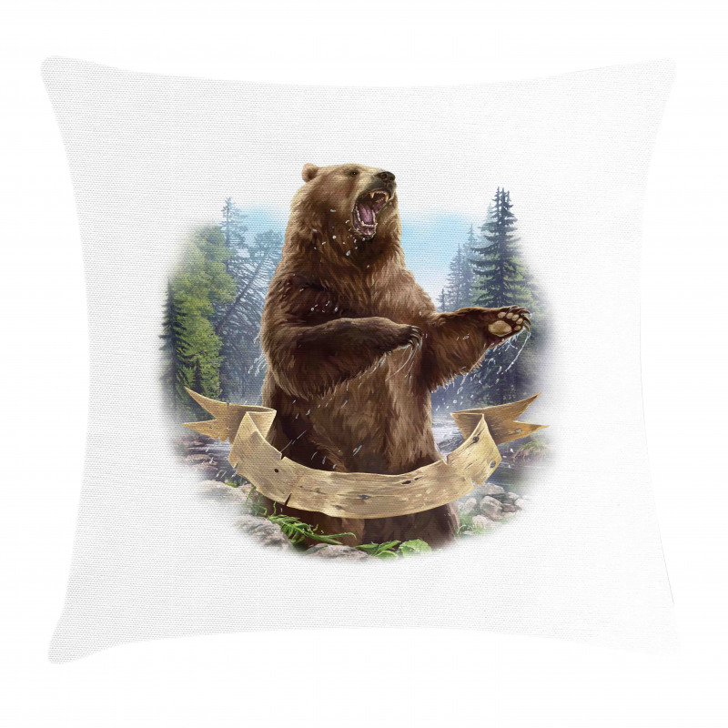 Angry Carnivore Mammal Pillow Cover