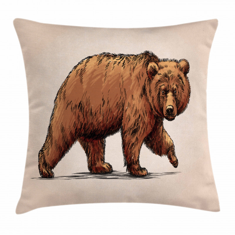 Ink Art Wildlife Beast Pillow Cover