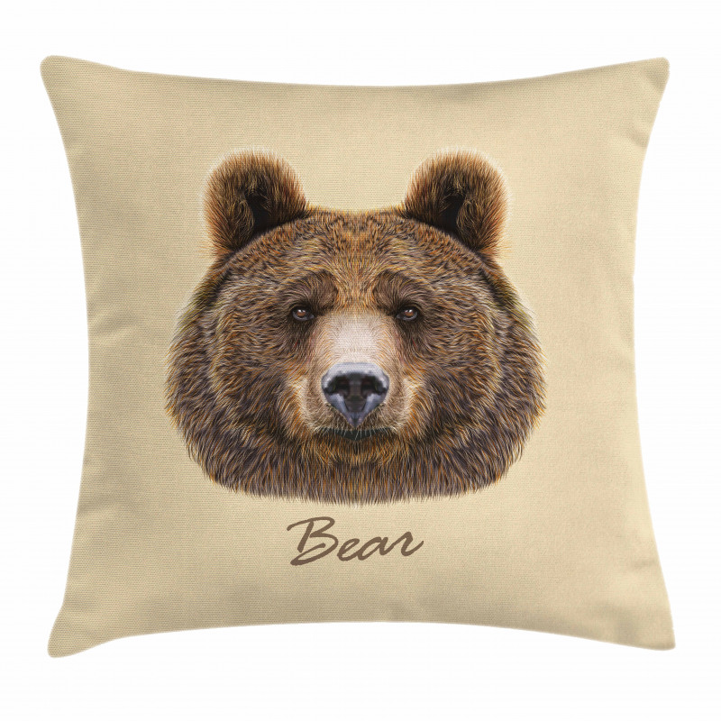 Strong Wild Beast Animal Pillow Cover