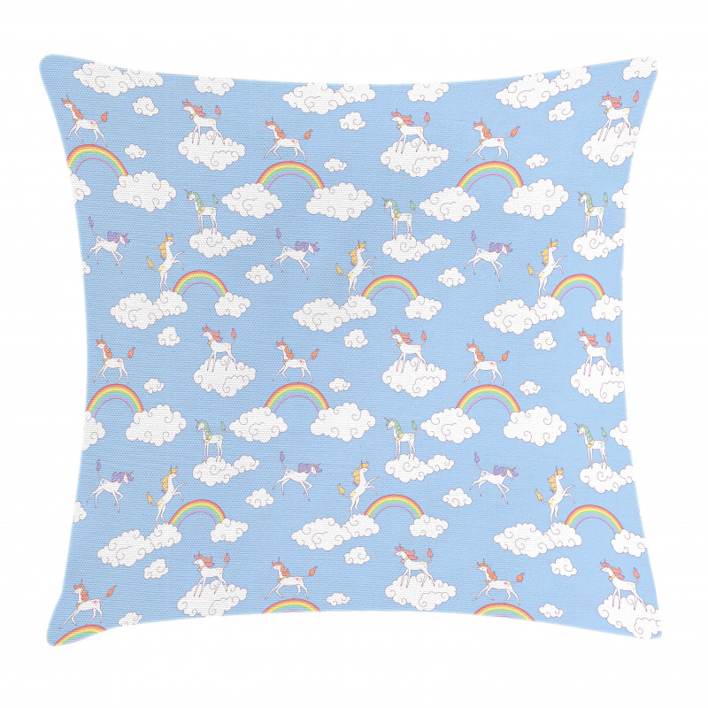 Mythical Creatures Jump Pillow Cover